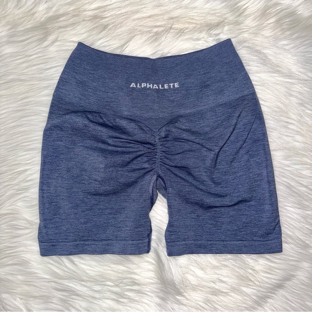 Alphalete Amplify Shorts in French Blue